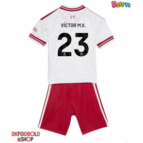 Liverpool Victor Munoz #23 Udebanesæt Børn 2026-27 Kort ærmer (+ korte bukser)